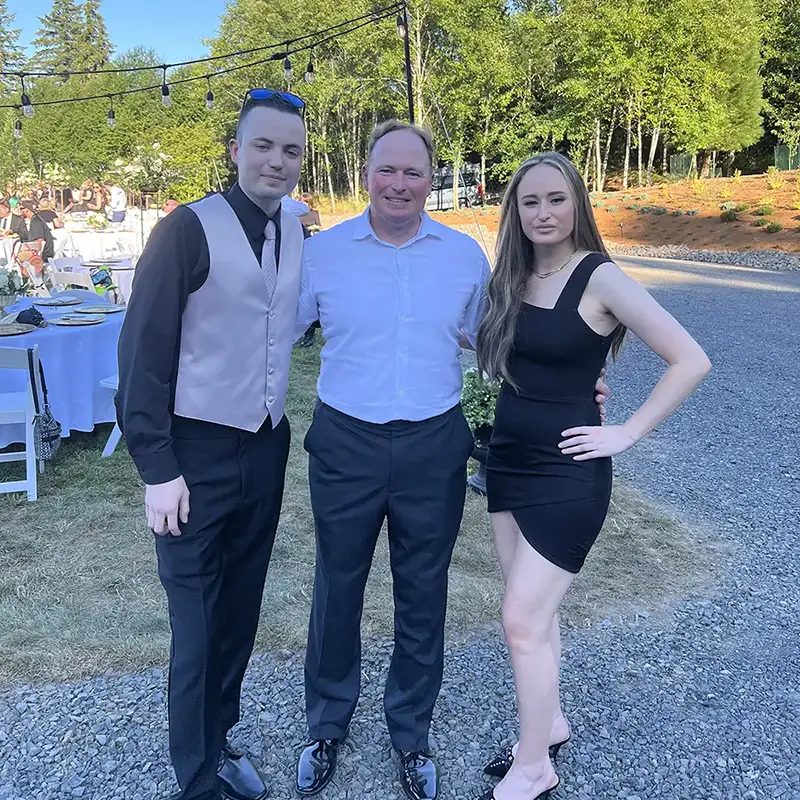 Hosts, Staff & the Crosby Family at Alder Grove